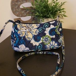 Mod Floral Blue Vera Bradley small purse